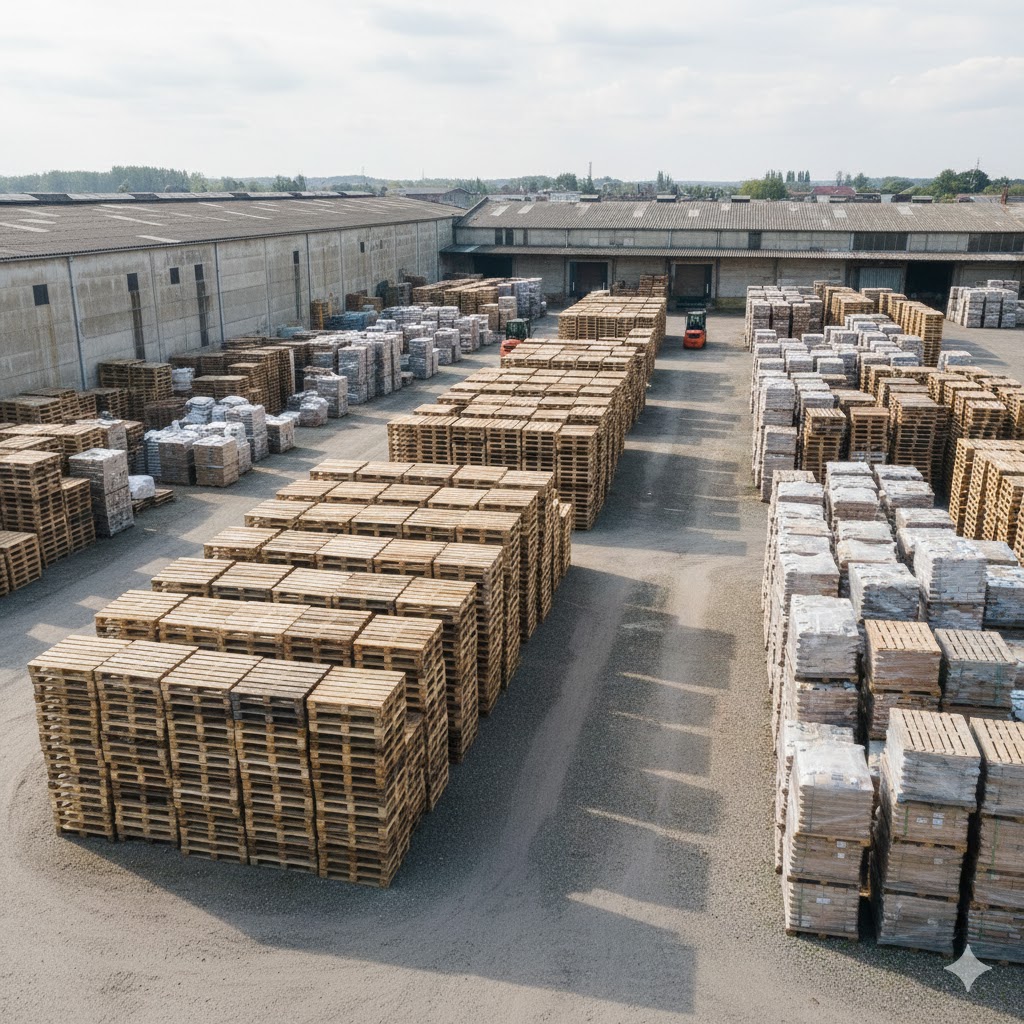 Mobile Pallets outdoor pallet yard