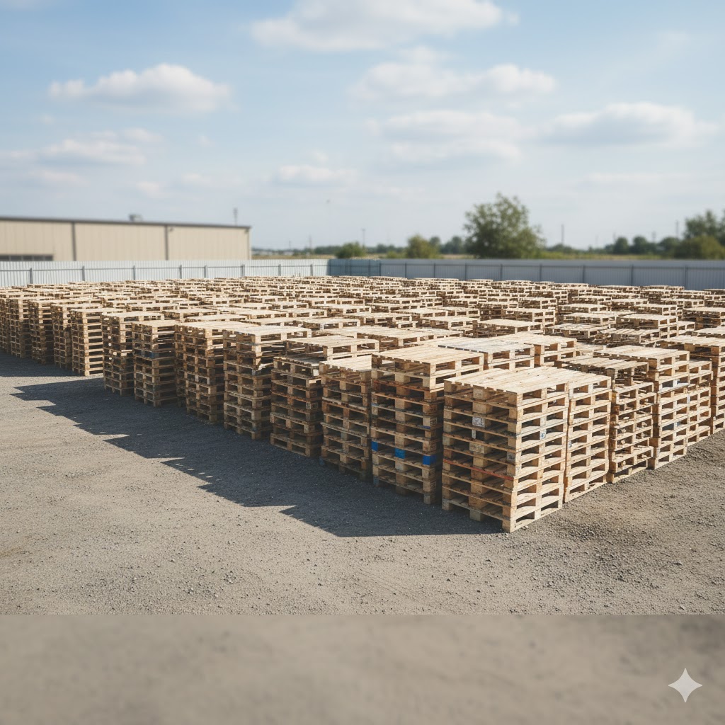 Pallet storage area at Mobile Pallets